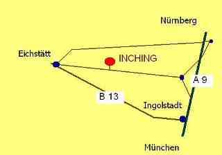 Anfahrt im Altmühltal